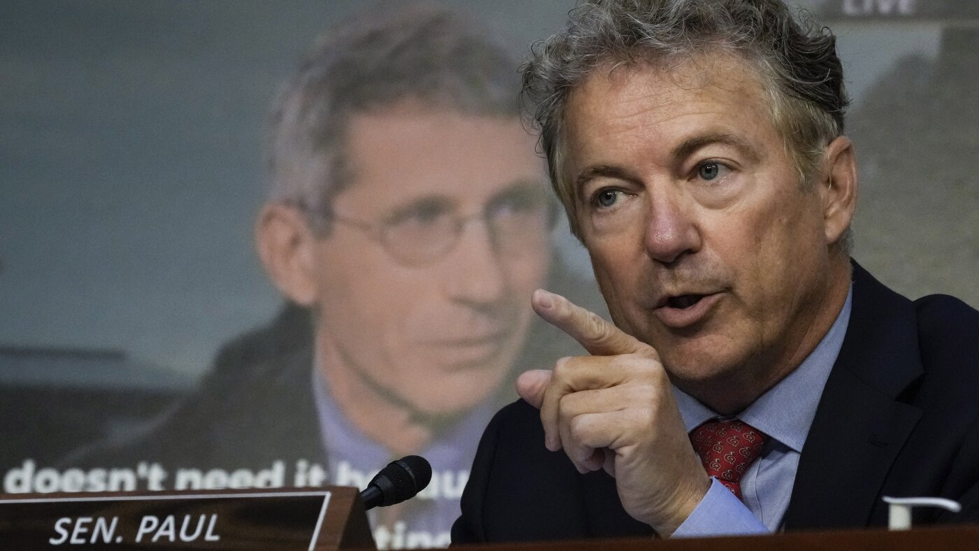 Anthony Fauci and Rand Paul to face off on pandemic ‘diary,’ coronavirus origins : NPR
