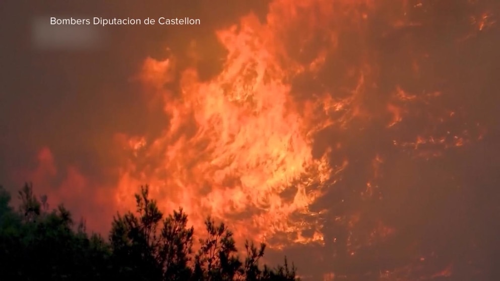 WATCH:  Hundreds of thousands forced to evacuate in Europe from raging wildfires