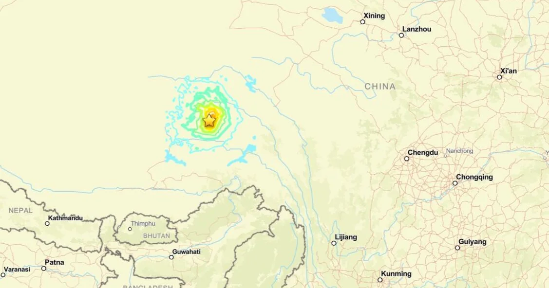 At least 16 dead when powerful 7.0 magnitude earthquake strikes in Tibet, local officials say