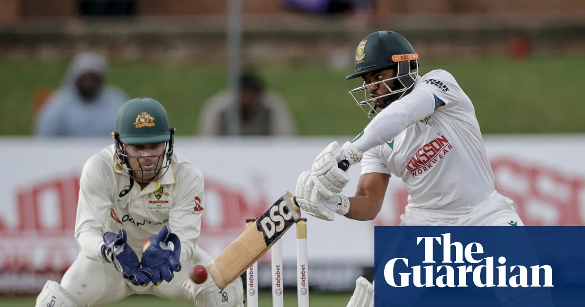 Australia on the back foot as Bavuma plays captain’s innings for South Africa