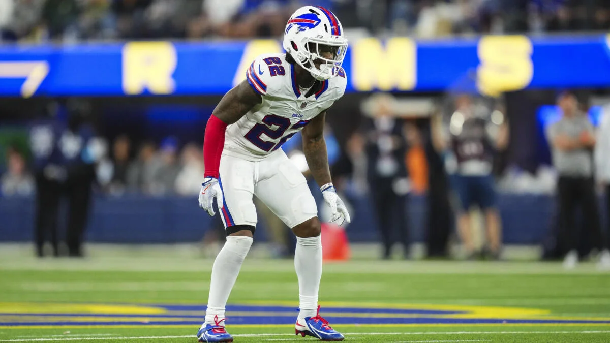 Bills’ C.J. Gardner-Johnson ejected vs. Raiders after spitting at Brock Bowers