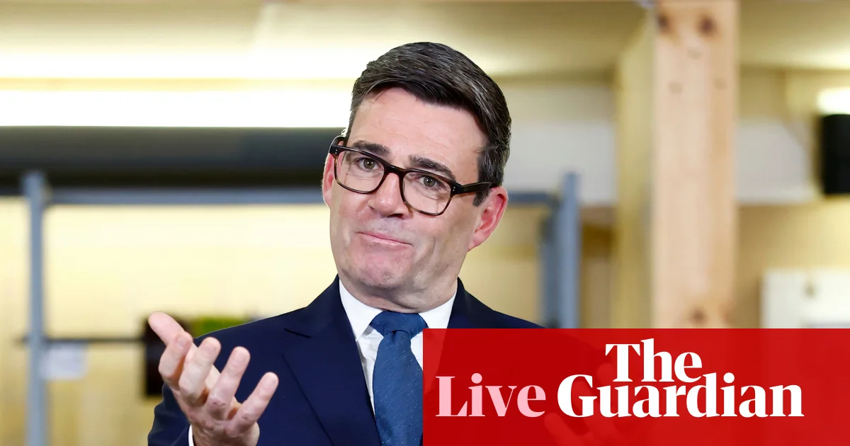 Burnham pledges ‘big changes’ to the way the welfare system works to tackle Neets crisis – UK politics live