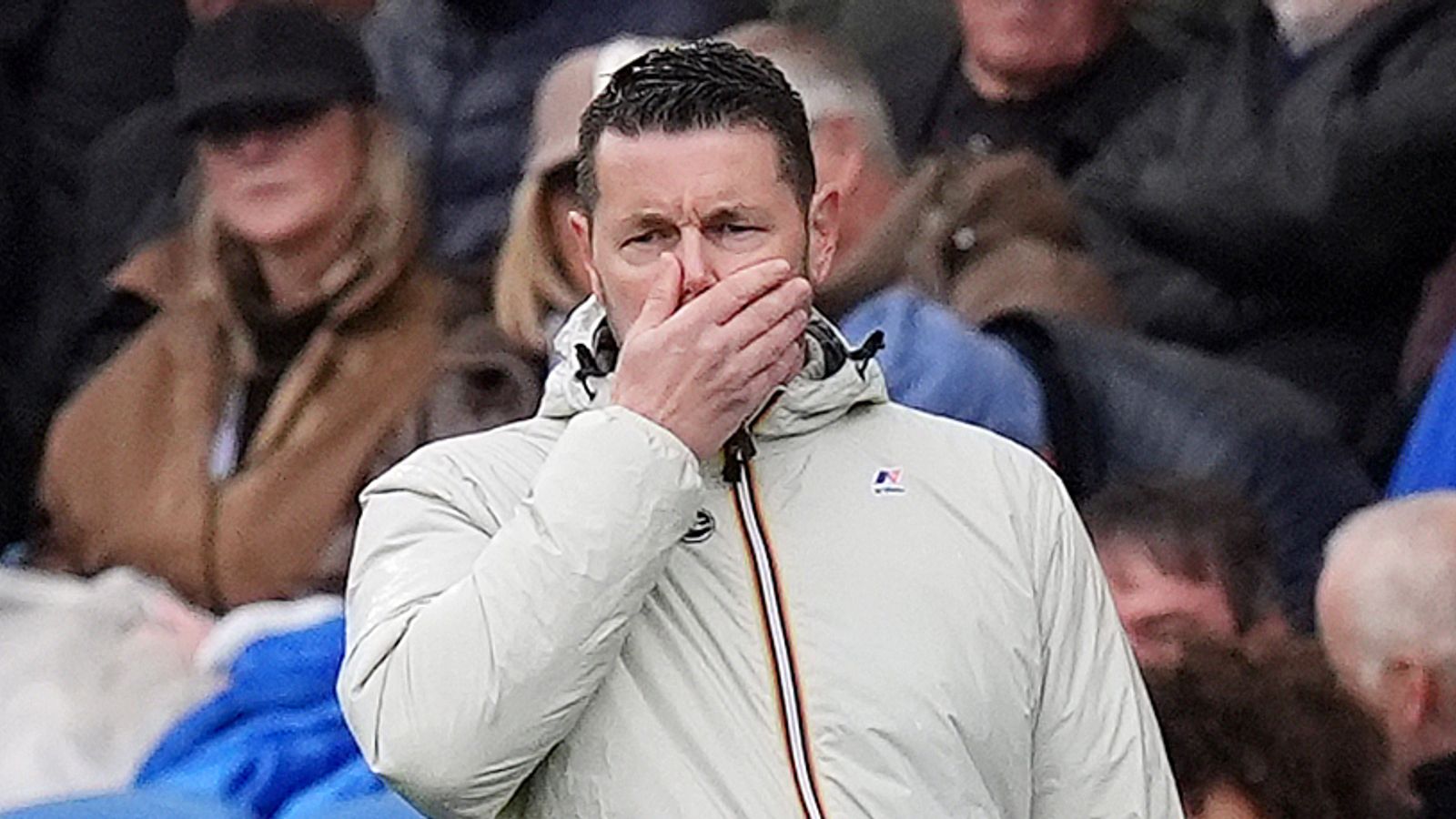 Crystal Palace manager Pierre Sage under increasing pressure after 5-0 defeat to Brighton