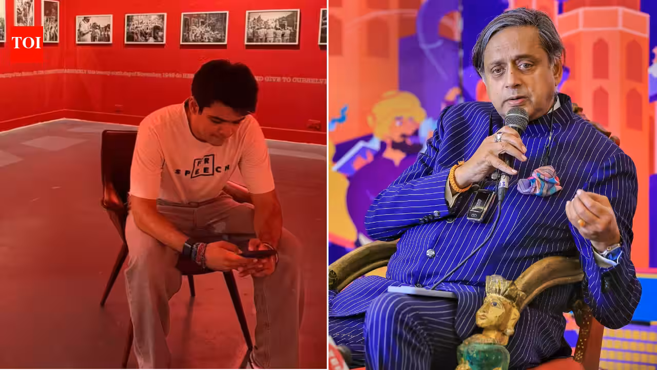 ‘Disgrace at so many levels’: Shashi Tharoor reacts to removal of Raihan Vadra’s photos from exhibition