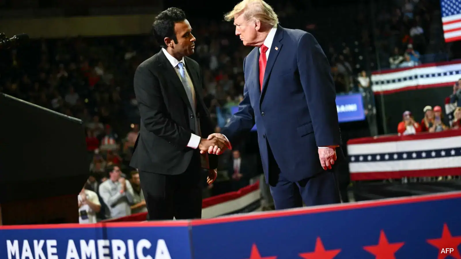 Donald Trump Defends Vivek Ramaswamy’s Controversial Ad