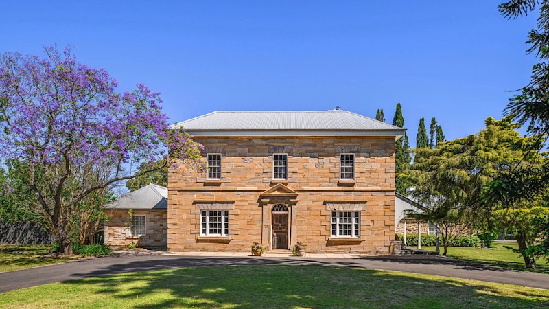 Former NSW Opposition Leader lists renovated convict-built home for $13 million