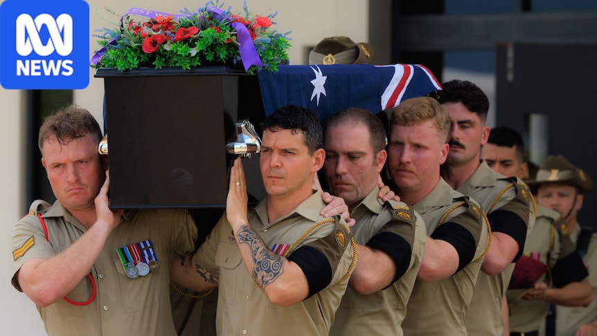Funeral for Corporal Brendan Hannam killed in NT military training exercise held today
