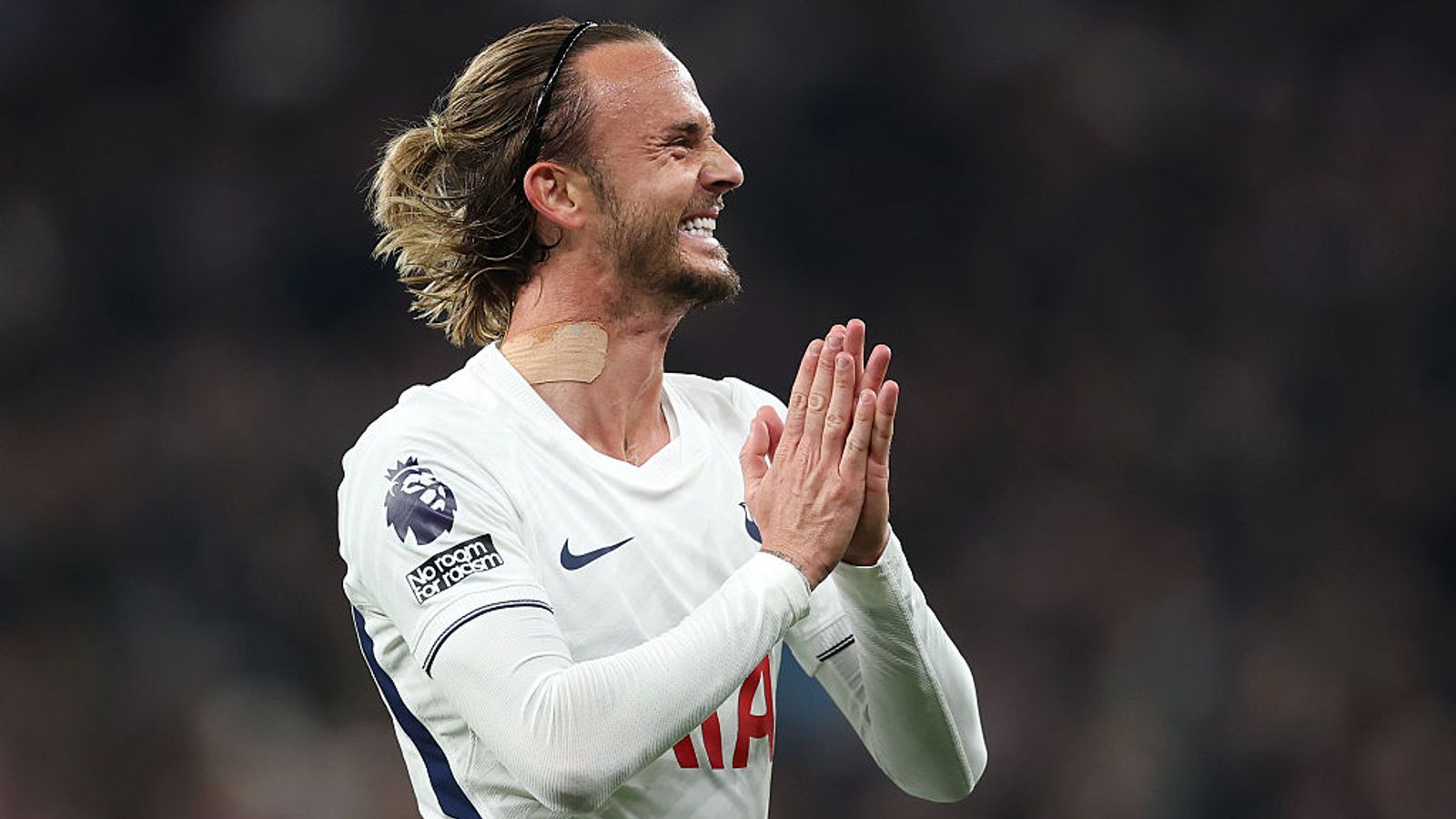 James Maddison marks first Tottenham start in nearly 18 months with stunning goal in first Premier League win of season