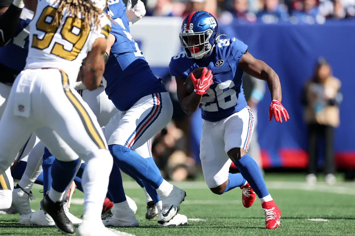 John Harbaugh waiting for ‘Saquon Barkley circumstance’ in Giants RB room