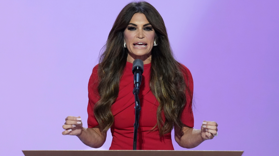 Kimberly Guilfoyle’s sacking drains a drop from Trump’s overflowing swamp  