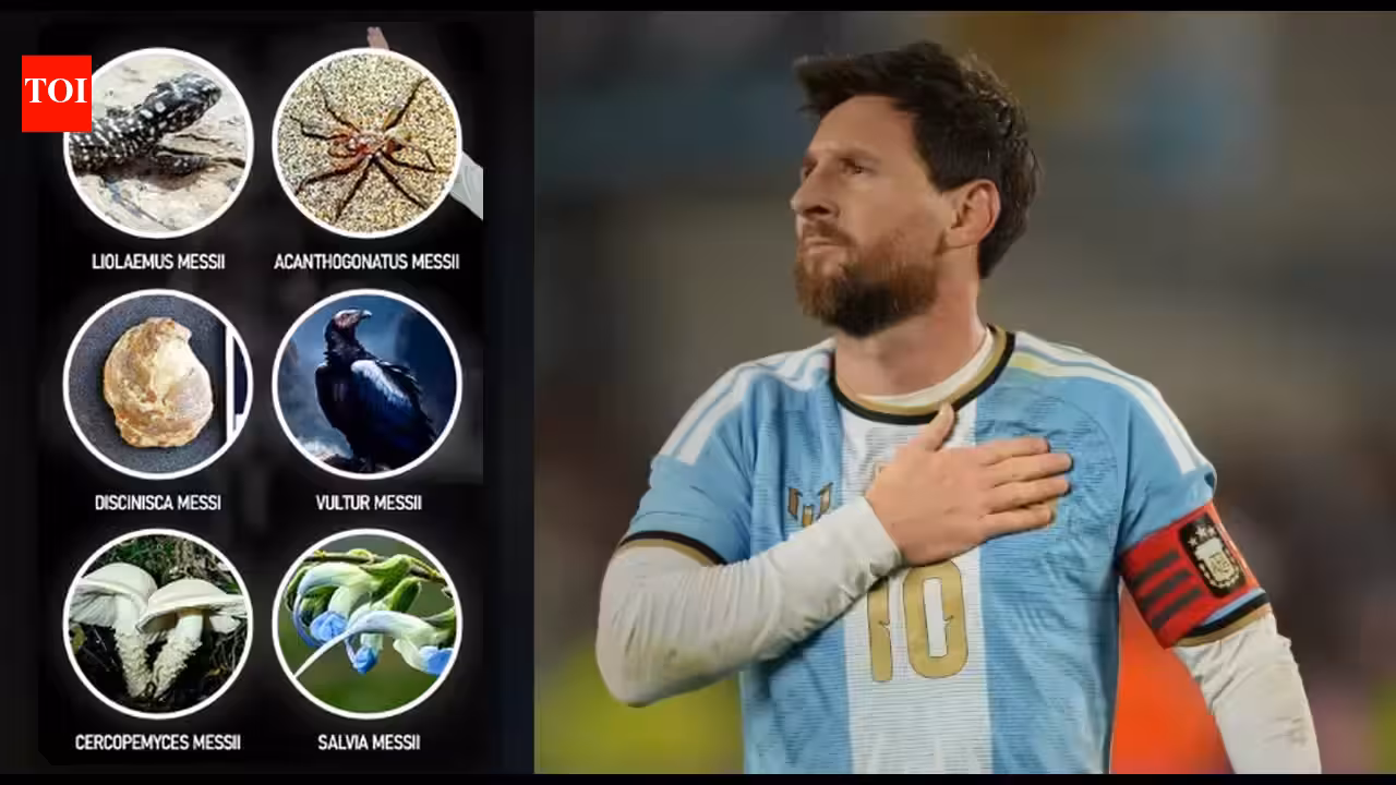 Lionel Messi breaks own Guinness World Record with six species named in his honour: All the insects, animals, fossils, fungi, and plants