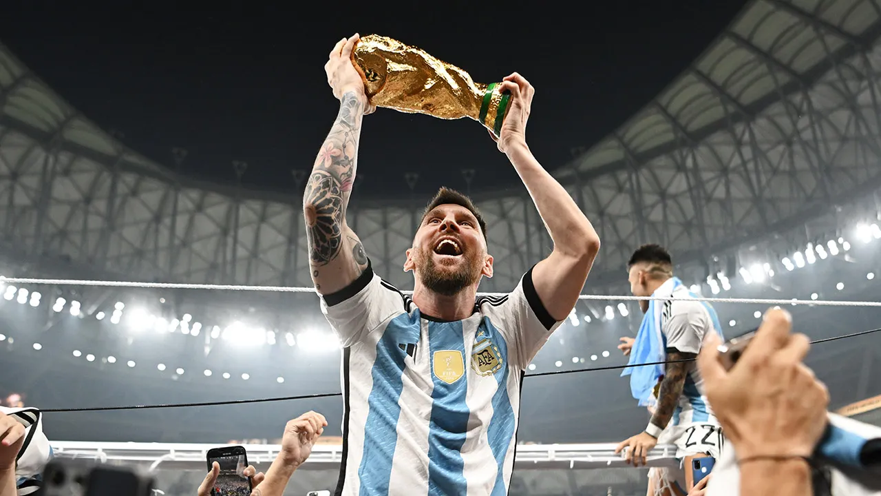 Lionel Messi’s iconic World Cup trophy replica heads to auction