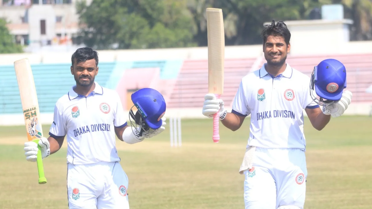 Mohammad Naim 282 carries Dhaka Division to second place in NCL