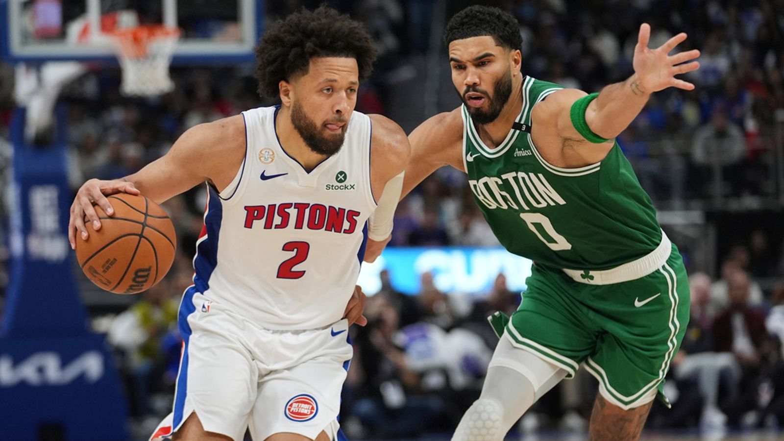 NBA: Detroit Pistons stage epic 22-point comeback to defeat Boston Celtics as season tips off in style