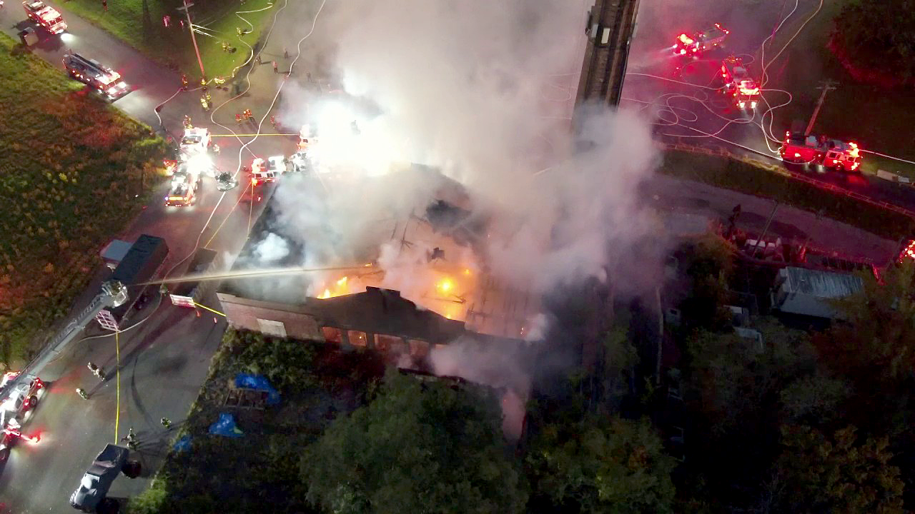 NYC firefighters save iconic ‘Godfather’ church from wind-fueled inferno