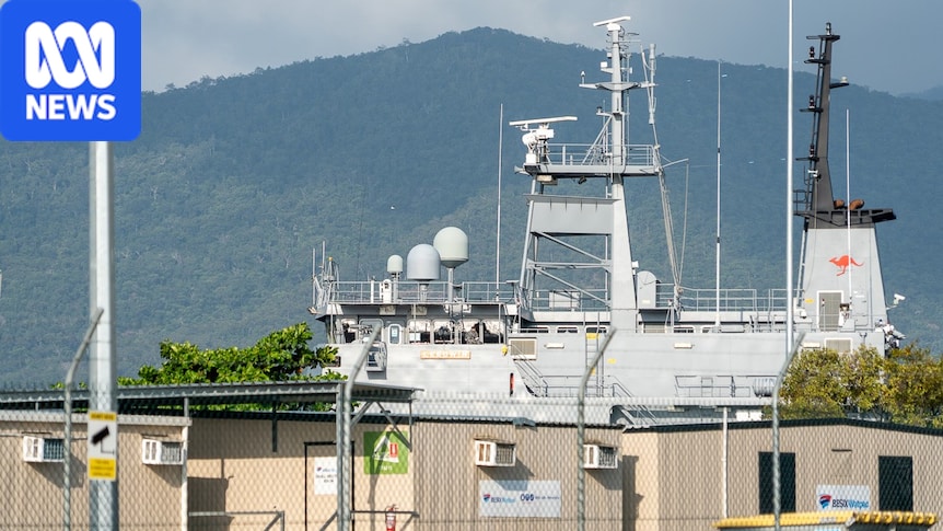Navy member stood down with pay after recording device found in cabin of HMAS Leeuwin