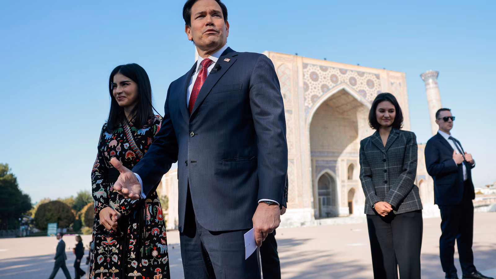 Rubio is in Uzbekistan to promote US ties and trade with Central Asia
