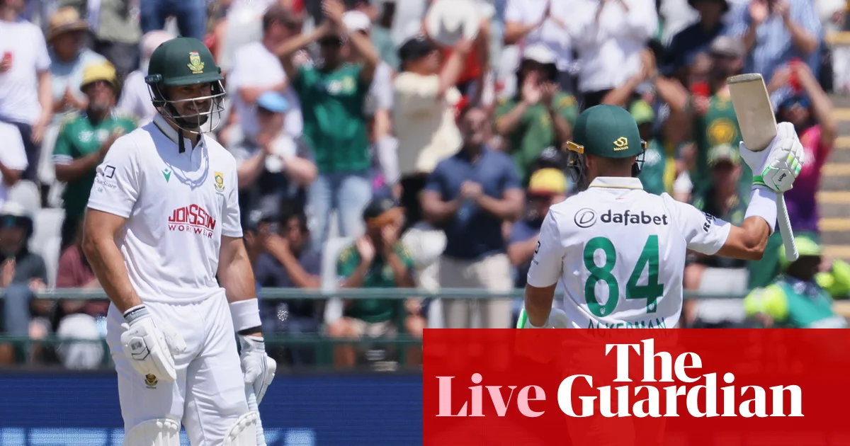 South Africa v Australia: third men’s cricket Test, day one