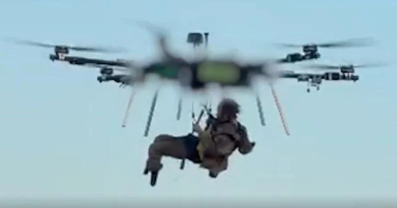Ukraine’s military evacuates wounded soldier with aerial drone in apparent world-first