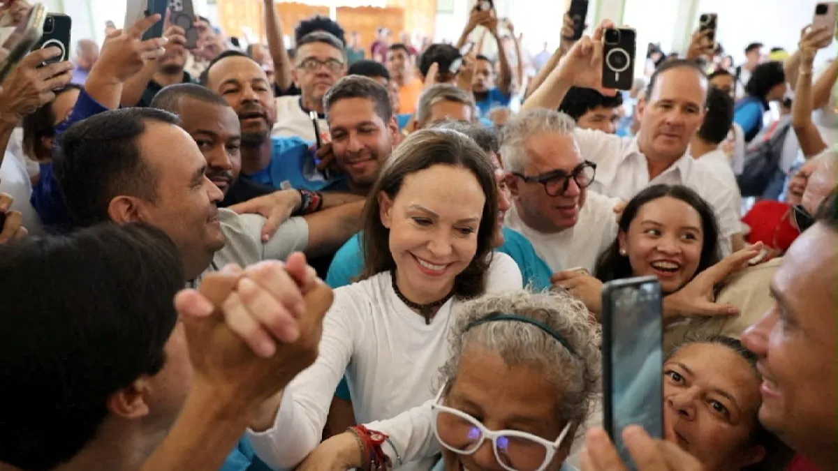 Venezuela’s opposition leader Maria Corina Machado returns from exile