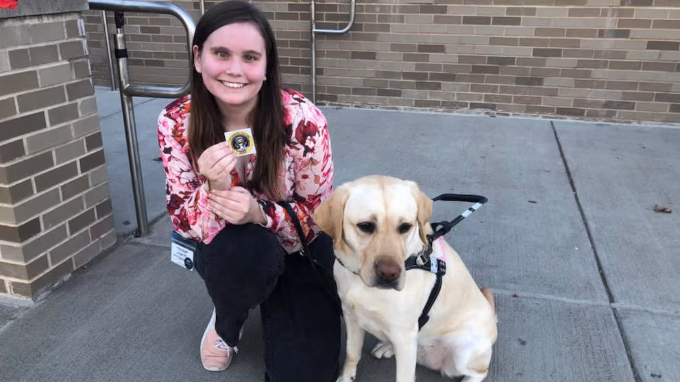 WATCH: Blind student, guide dog enjoy adventures in Scotland