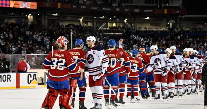 Winnipeg Jets’ winless skid hits 5 with another 1-goal loss in Heritage Classic – Winnipeg